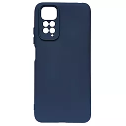 Чехол 1TOUCH Original Silicone Case Xiaomi Redmi Note 11 Dark Blue