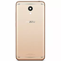 Задняя крышка корпуса Meizu M6 (M711H / M711M / M711Q) со стеклом камеры Original Champagne Gold - фото Задняя крышка корпуса Meizu M6 (M711H / M711M / M711Q) со стеклом камеры Original Champagne Gold