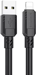 USB Кабель Borofone BX81 Goodway 2.4A Lightning Cable Black