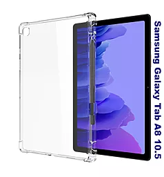 Чехол для планшета BeCover Anti-Shock с креплением для стилуса Samsung Galaxy Tab A8 10.5 (2021) SM-X200 / SM-X205 Clear (707200) - фото Чехол для планшета BeCover Anti-Shock с креплением для стилуса Samsung Galaxy Tab A8 10.5 (2021) SM-X200 / SM-X205 Clear (707200)