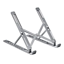 Подставка для ноутбука Coteetci SD-12 Notebook Folding Portable Bracket Space Grey (CS5158-GY) - фото Подставка для ноутбука Coteetci SD-12 Notebook Folding Portable Bracket Space Grey (CS5158-GY)
