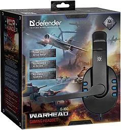 Навушники Defender Warhead G-160 Black-Blue - мініатюра 3