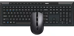 Комплект (клавиатура+мышка) Rapoo 8210M Black