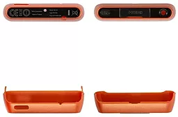 Задня кришка корпусу Nokia N8-00 верхняя + нижняя Original Orange
