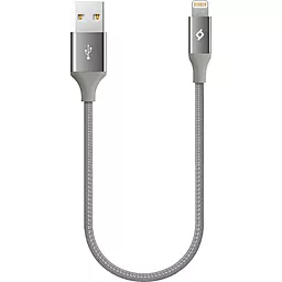 USB Кабель Ttec alumi 0.3m Lightning cable space gray (2DK28UG)