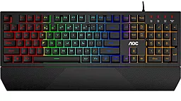 Клавиатура AOC GK200 Gaming RGB USB (GK200D32R) Black