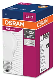 Светодиодная лампа Osram LED VALUE CLA60 9,5W/840 806lm 230V FR E27 (4052899973381) - миниатюра 2