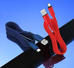 Кабель Hoco X59 Victory Charging USB-A - Type-C 15w 3a 1м cable Red - миниатюра 4 Кабель Hoco X59 Victory Charging USB-A - Type-C 15w 3a 1м cable Red - миниатюра 4
