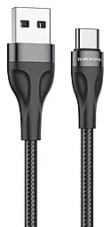 Кабель USB Borofone BX61 Source 3A USB Type-C Cable Black