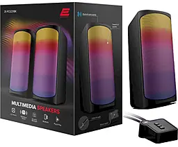 Колонки акустические 2E PCS231 RGB Matrix 2.0 USB Black (2E-PCS231BK) - фото Колонки акустические 2E PCS231 RGB Matrix 2.0 USB Black (2E-PCS231BK)