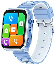 Детские смарт-часы XO H130 4G GPS Blue - фото Детские смарт-часы XO H130 4G GPS Blue