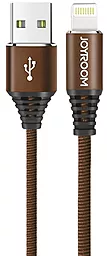 Кабель USB Joyroom Armour Lightning Cable Brown (S-L316)