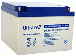 Аккумуляторная батарея Ultracell 12V 26 Ah AGM (UL26-12)