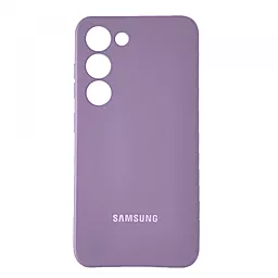 Чохол Silicone Case Full для Samsung Galaxy S23 Lilac - фото Чохол Silicone Case Full для Samsung Galaxy S23 Lilac
