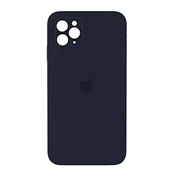 Чохол Silicone Case Full Camera Square для Apple IPhone 11 Pro Navy Blue