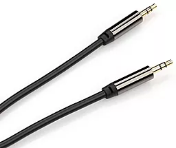 Аудіо кабель Vinga AUX mini Jack 3.5mm M/M Cable 1.5 м black (3.5ST02-1.5)