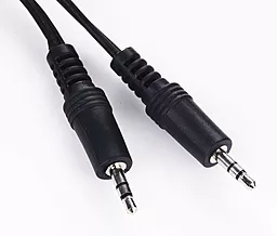 Аудіо кабель PowerPlant AUX mini Jack 3.5mm M/M Cable 5 м black (CA911066) - мініатюра 3