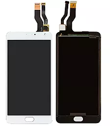 Дисплей Meizu M1 Metal (M57A) с тачскрином, White - фото Дисплей Meizu M1 Metal (M57A) с тачскрином, White