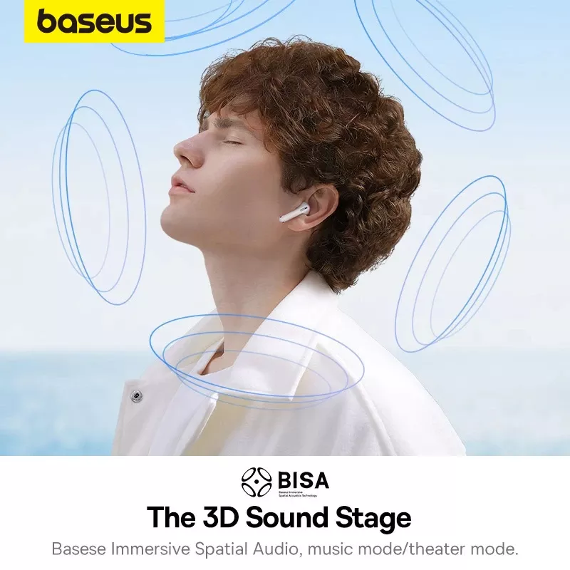 Наушники Baseus WX5 Blue - фото 4