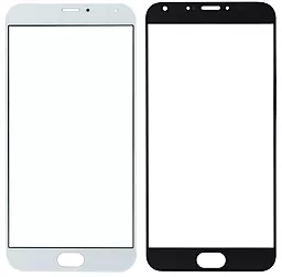 Корпусное стекло дисплея Meizu MX5 (M575M, M575H) White - фото Корпусное стекло дисплея Meizu MX5 (M575M, M575H) White