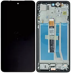 Дисплей Motorola Moto G75 (XT2437) с тачскрином и рамкой, оригинал, Gray - фото Дисплей Motorola Moto G75 (XT2437) с тачскрином и рамкой, оригинал, Gray