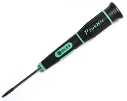 Отвертка прецизионная звездообразная (Torx) Pro'sKit SD-081-T10H - фото Отвертка прецизионная звездообразная (Torx) Pro'sKit SD-081-T10H
