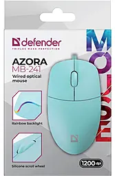 Комп'ютерна мишка Defender Azora MB-241 Blue (52243) - мініатюра 5 Комп'ютерна мишка Defender Azora MB-241 Blue (52243) - мініатюра 5