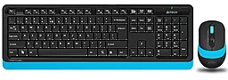 Комплект (клавиатура+мышка) A4Tech FG1010S  Blue