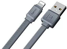 Кабель Remax Fast Pro USB-A - Lightning 12w 2.4a 1м cable Grey (RC-129i) - мініатюра 2 Кабель Remax Fast Pro USB-A - Lightning 12w 2.4a 1м cable Grey (RC-129i) - мініатюра 2