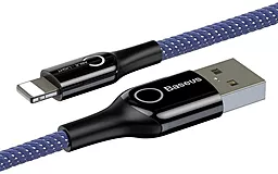 Кабель Baseus Intelligent Power-Off USB-A - Lightning 12w 2.4a 1м cable Blue (CALCD-03) - миниатюра 3 Кабель Baseus Intelligent Power-Off USB-A - Lightning 12w 2.4a 1м cable Blue (CALCD-03) - миниатюра 3