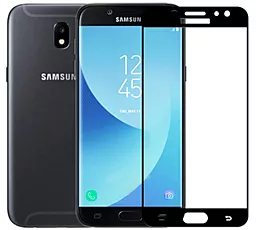 Защитное стекло 1TOUCH Full Glue Samsung J530 Galaxy J5 2017 Black
