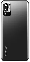 Задняя крышка корпуса Xiaomi Redmi Note 10T со стеклом камеры Graphite Black - фото Задняя крышка корпуса Xiaomi Redmi Note 10T со стеклом камеры Graphite Black