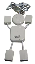 USB хаб (концентратор) Lapara LA-UH4372 white