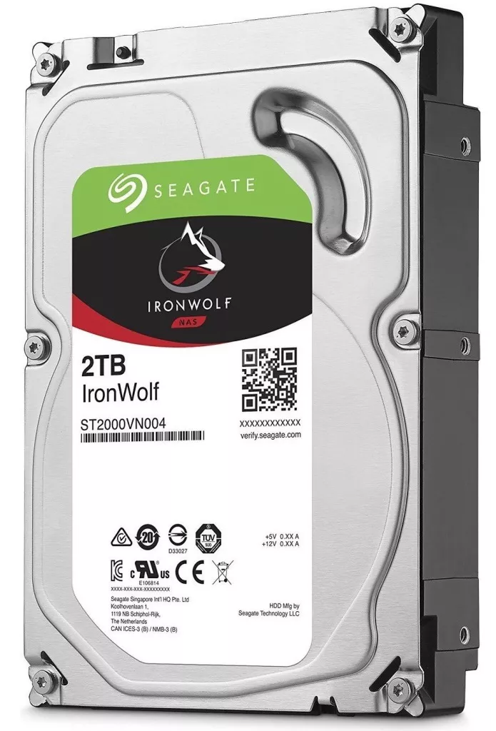 Жесткий диск Seagate 3.5" 2TB IronWolf  (ST2000VN004_) - фото 1