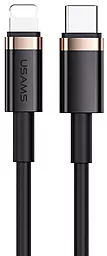 USB PD Кабель Usams U63 20W 2M USB Type-C - Lightning Cable Black