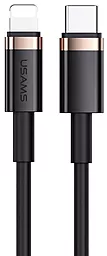 Кабель Usams U63 USB Type-C - Lightning 20w 3a 2м PD сable Black - фото Кабель Usams U63 USB Type-C - Lightning 20w 3a 2м PD сable Black