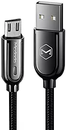Кабель USB McDodo Smart Series Auto Power Off 12W 2.4A micro USB Cable Black (CA-6200)