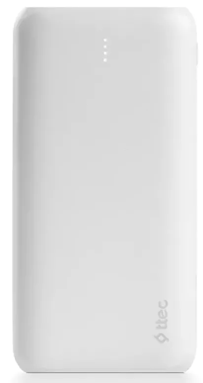 Повербанк Ttec PowerSlim Duo 10000 mAh White (2BB163B) - фото 1