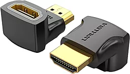 Видеокабель HDMI 90 v2.0 4k 60hz black (AIOB0) Vention - фото Видеокабель HDMI 90 v2.0 4k 60hz black (AIOB0) Vention