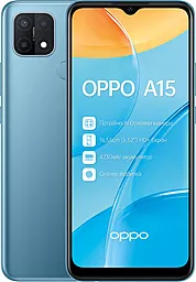 Смартфон Oppo A15 2/32GB Mystery Blue - фото Смартфон Oppo A15 2/32GB Mystery Blue