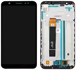 Дисплей Asus Zenfone Max M1 ZB555KL (X00PD) с тачскрином и рамкой, Black - фото Дисплей Asus Zenfone Max M1 ZB555KL (X00PD) с тачскрином и рамкой, Black
