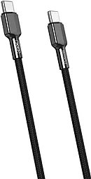 Кабель XO NB-Q183B USB Type-C - Type-C 60w 3a 1м PD cable Black - фото Кабель XO NB-Q183B USB Type-C - Type-C 60w 3a 1м PD cable Black
