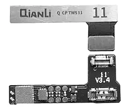 Шлейф программируемый Apple iPhone 11 для восстановления данных аккумулятора QianLi (Ver. 3.1) - фото Шлейф программируемый Apple iPhone 11 для восстановления данных аккумулятора QianLi (Ver. 3.1)