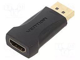 Видео переходник (адаптер) Vention DisplayPort - HDMI v2.0 4k 30hz black black (HBPB0) - миниатюра 2