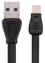 Кабель Remax Martin USB-A - Lightning 12w 2.4a 1м cable Black (RC-028i) - фото Кабель Remax Martin USB-A - Lightning 12w 2.4a 1м cable Black (RC-028i)
