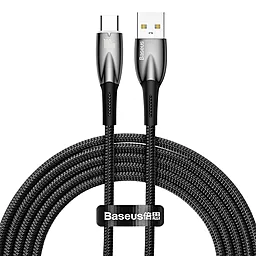 Кабель Baseus Glimmer Series USB-A - Type-C 100w 5a 2м cable Black (CADH000501) - фото Кабель Baseus Glimmer Series USB-A - Type-C 100w 5a 2м cable Black (CADH000501)