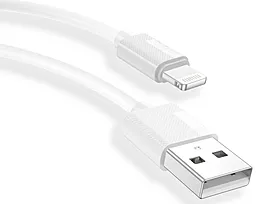 Кабель T-PHOX Nets T-L801 USB-A - Lightning 12w 2.4a 1.2м cable White - миниатюра 3 Кабель T-PHOX Nets T-L801 USB-A - Lightning 12w 2.4a 1.2м cable White - миниатюра 3
