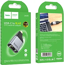 Кабель (шлейф) Hoco UA35 Type-C - RJ45 grey - миниатюра 8 Кабель (шлейф) Hoco UA35 Type-C - RJ45 grey - миниатюра 8