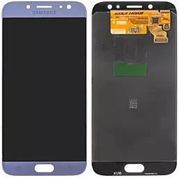Дисплей Samsung Galaxy J7 J730 2017 з тачскріном, (TFT), Blue