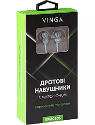 Навушники Vinga EPM050 Silver (EPM050S) - мініатюра 3